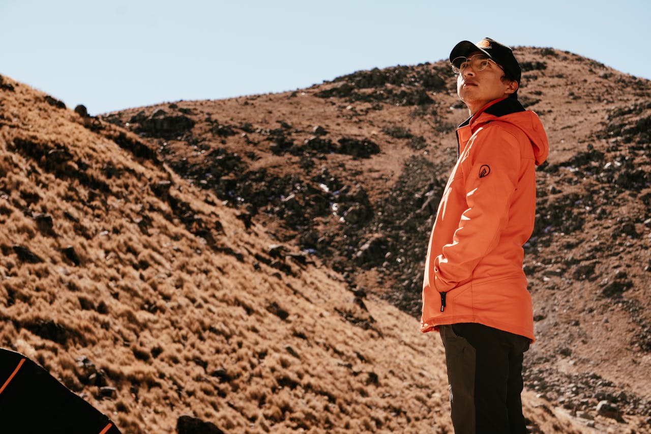 Outdoor adventure with a hiker in Toluca, Mexico's scenic mountains.